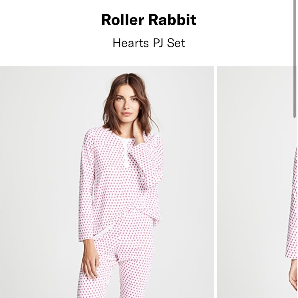 Roller Rabbit heart pjs